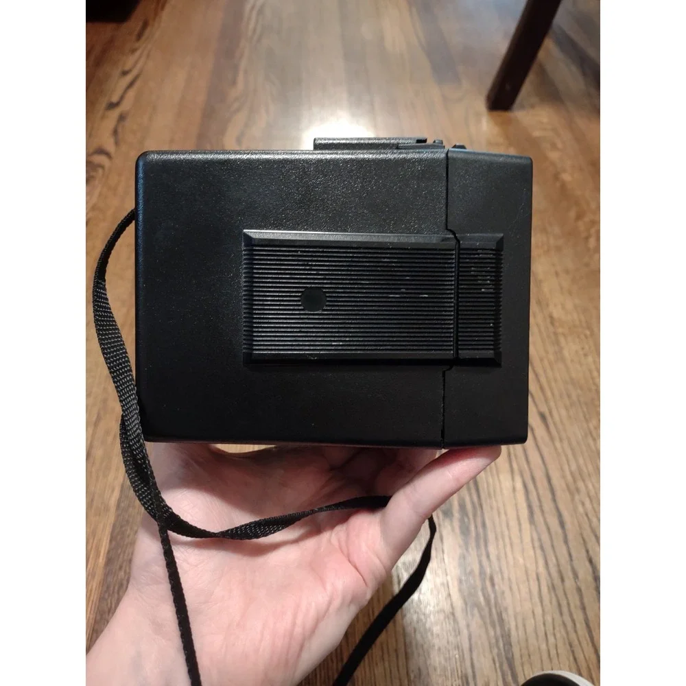 Vintage Polaroid OneStep Flash 600 Instant Film Camera Black w/Strap (UK Made)